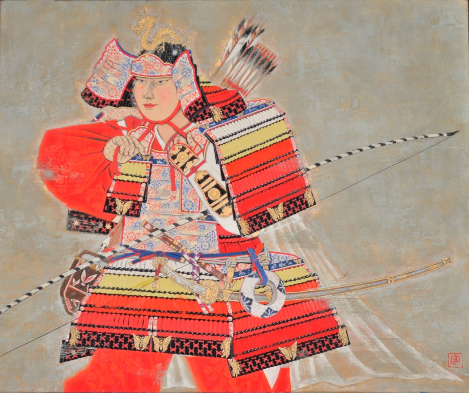 初代・高畑耕雲 直筆『武者絵』 初代・高畑耕雲 直筆『武者絵』